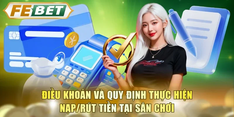 Điều khoản và quy định thực hiện nạp/rút tiền tại sân chơi